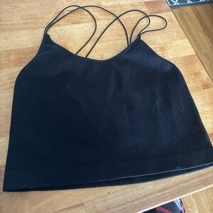 No Boundaries Black Strappy Cami